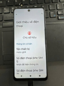 Motorola Moto G24 Android 15 frp tài khoản google FRP by pass google account thành công làm Online